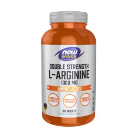 Аминокислота L‑Аргинин NOW FOODS L-ARGININE 1000 мг, 180 таблеток