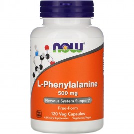 Аминокислота NOW FOODS L-PHENYLALANINE, 500мг, 120 капсул Аминокислота NOW FOODS L-PHENYLALANINE, 500мг, 120 капсул