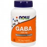 Габа NOW FOODS GABA, 750 мг, 100 капсул NS0089