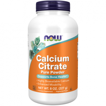 Кальций цитрат NOW FOODS CALCIUM CITRATE POWDER 8 OZ Кальций цитрат NOW FOODS CALCIUM CITRATE POWDER 8 OZ