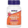 Витамин NOW FOODS VITAMIN D-3 5000 IU, 240 капсул NS12934