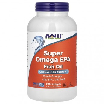 Витамины NOW FOODS SUPER OMEGA EPA 1200мг, 240 капсул